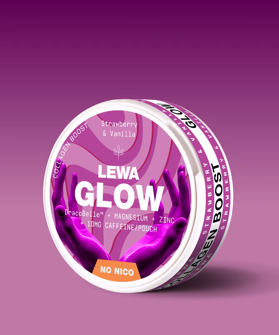 GLOW<BR>STRAWBERRY & VANILLA